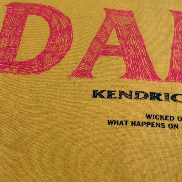 TDE Kendrick Lamar Official “DAMN.” 2017 Tour Concert Merch Long Sleeve Shirt - Picture 4 of 16